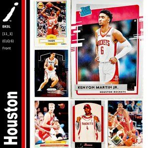 Houston Rockets  6 Card Lot - BKBL [11_1]